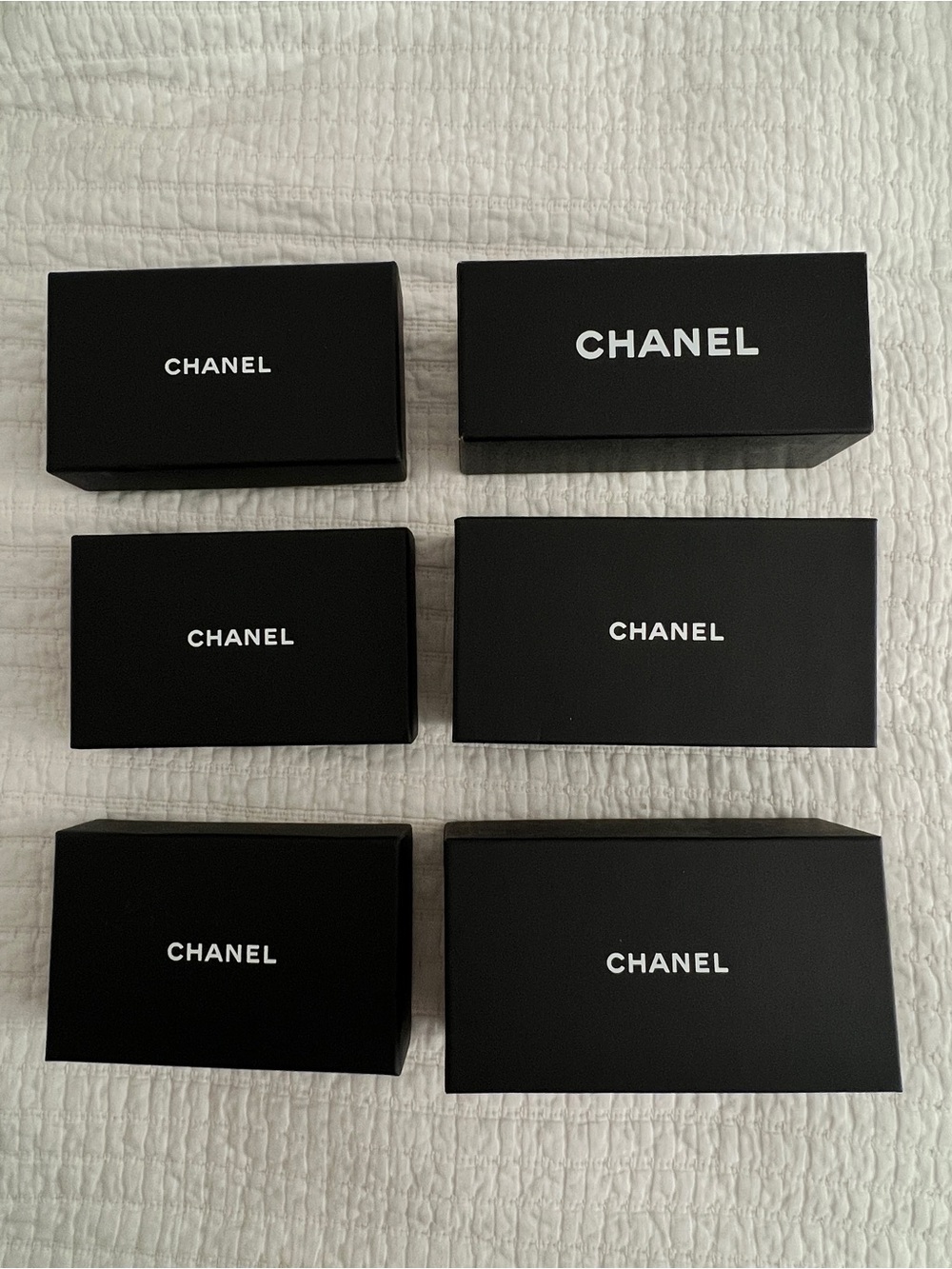 Assorted Chanel Boxes